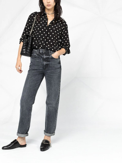 SAINT LAURENT polka dot shirt outlook