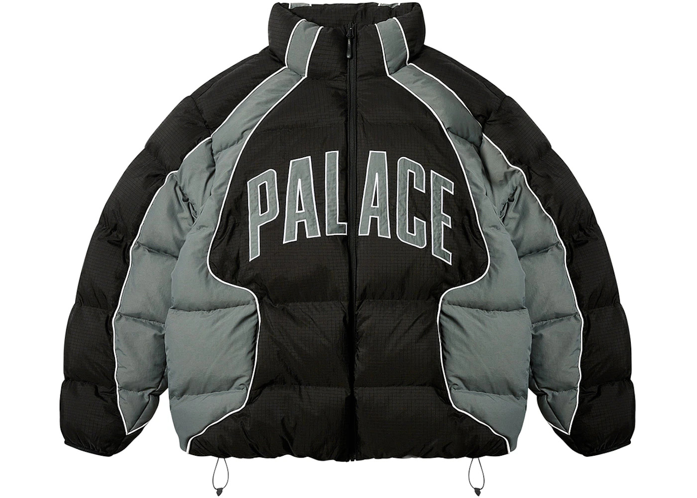 Palace Sport Mit Puffer Jacket Black/Concrete Grey - 1