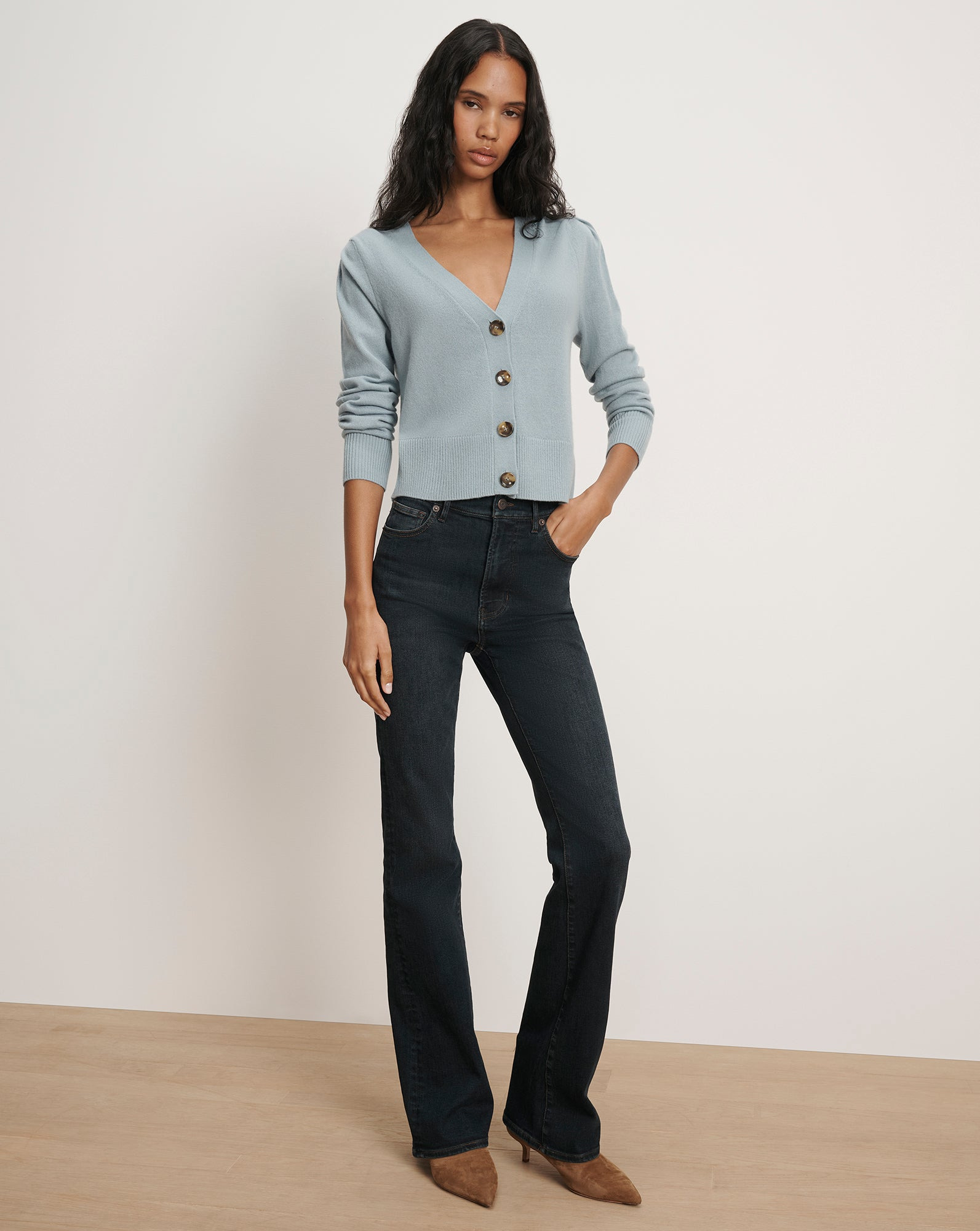 SOLENE CASHMERE CARDIGAN - 3