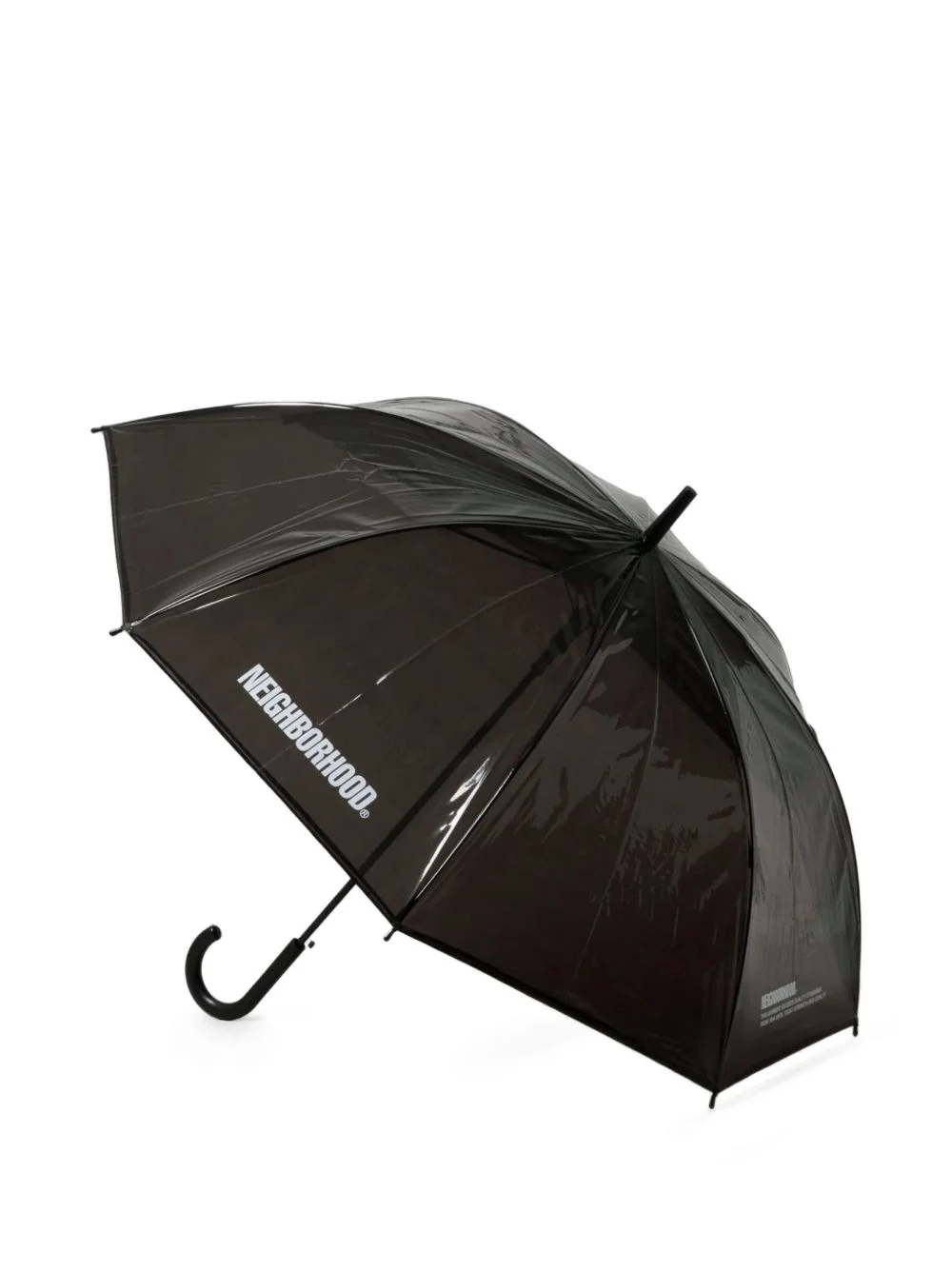 logo-print transparent umbrella - 1