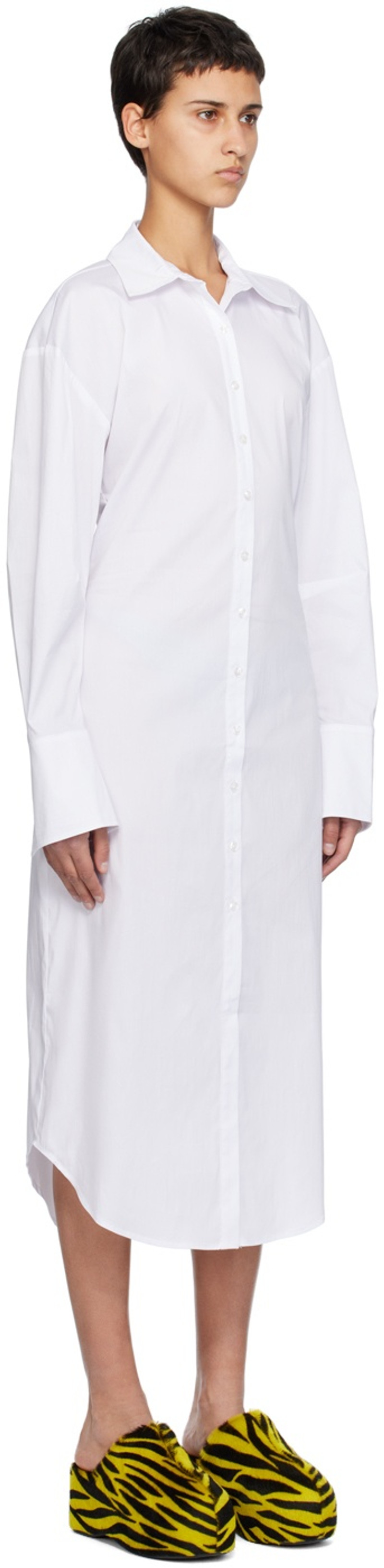 SIMONMILLER White Kerr Midi Dress outlook