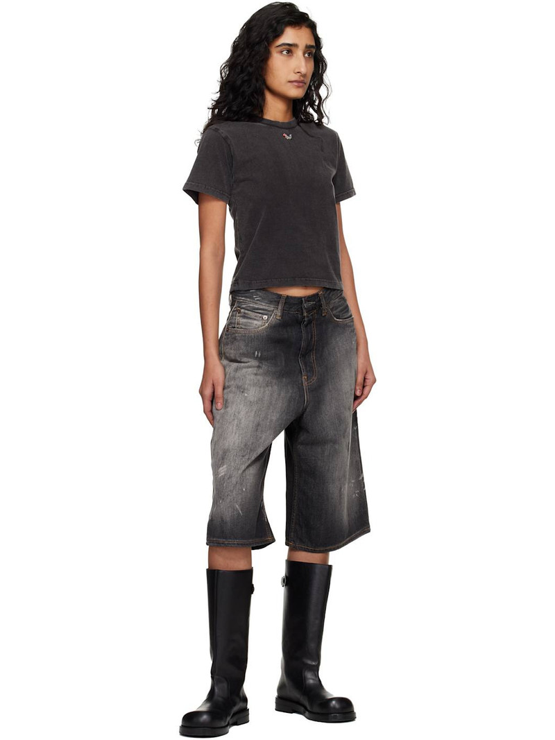 OTTOLINGER Black Pierced Fitted T-shirt outlook