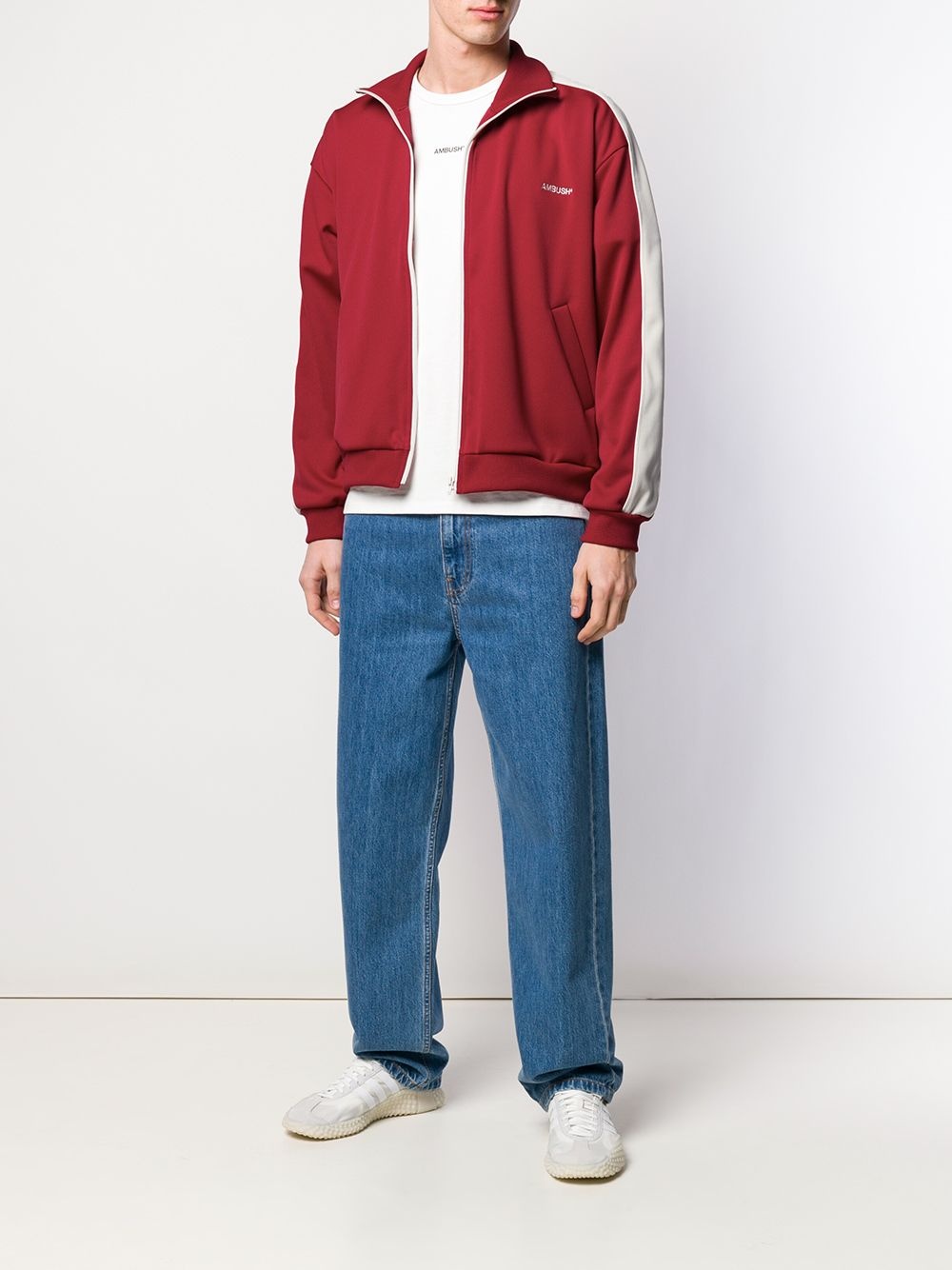 side-stripe track jacket - 3