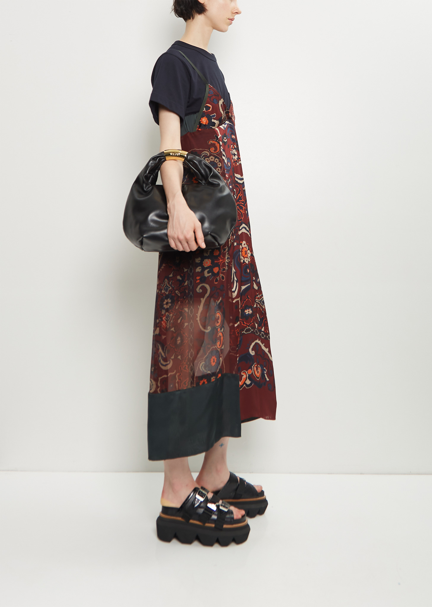 Padded Leather Bag, Medium - 3