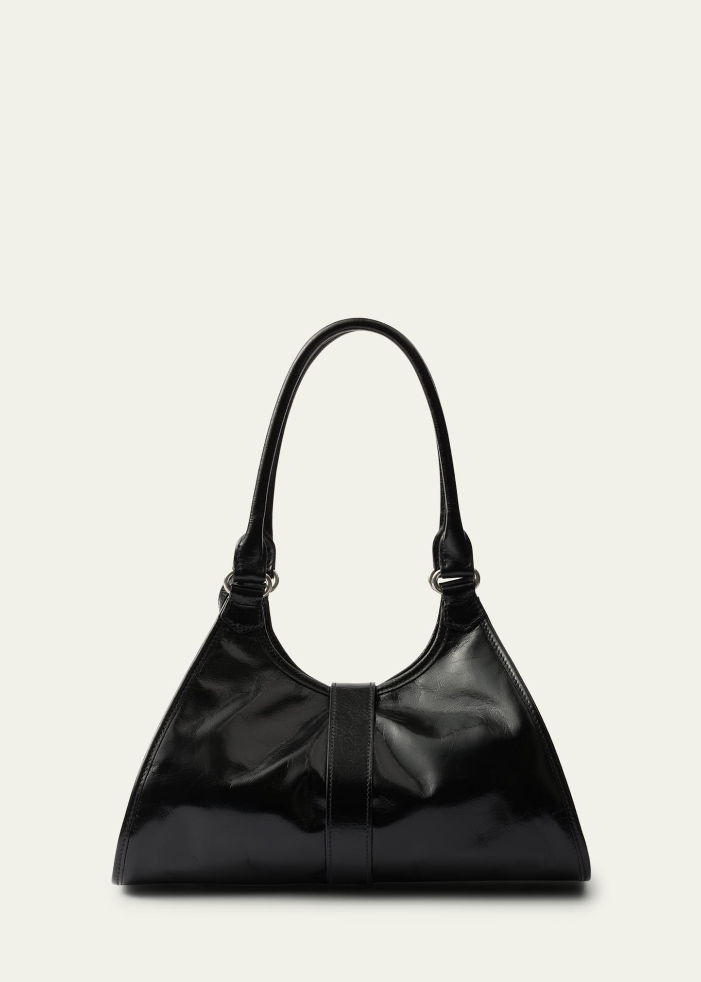 Soft Leather Shoulder Bag - 3