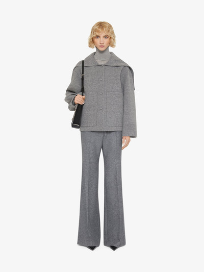 Givenchy FLARE TAILORED PANTS IN WOOL FLANNEL outlook