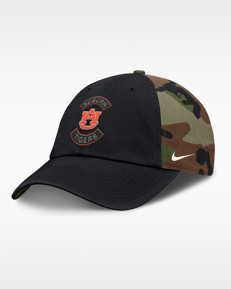 Auburn 2025 Military Appreciation Club Men's Nike College Adjustable Hat 1