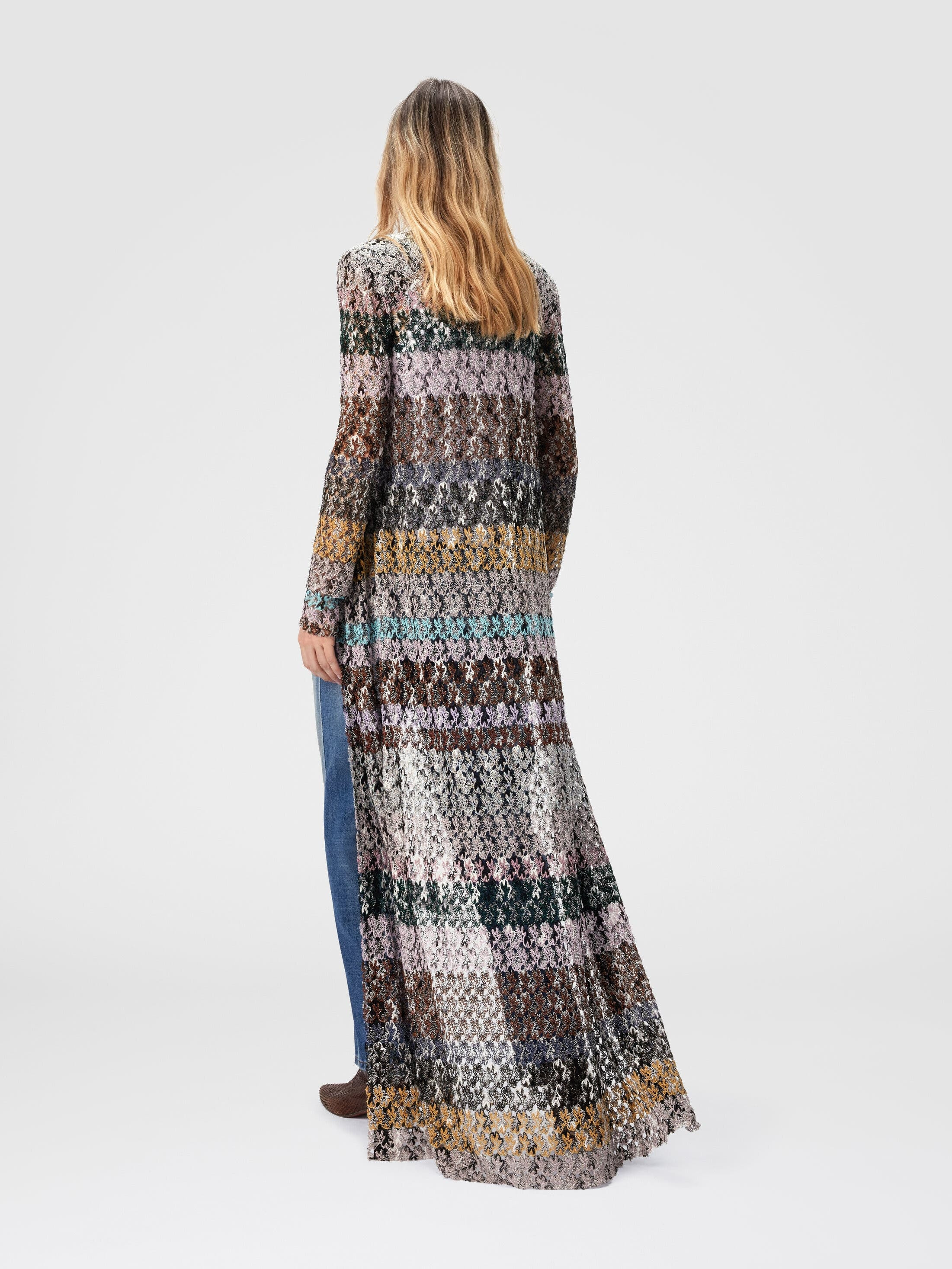 Missoni Long Cardigan With Lace Straps in Multicoloured at Nordstrom - 3
