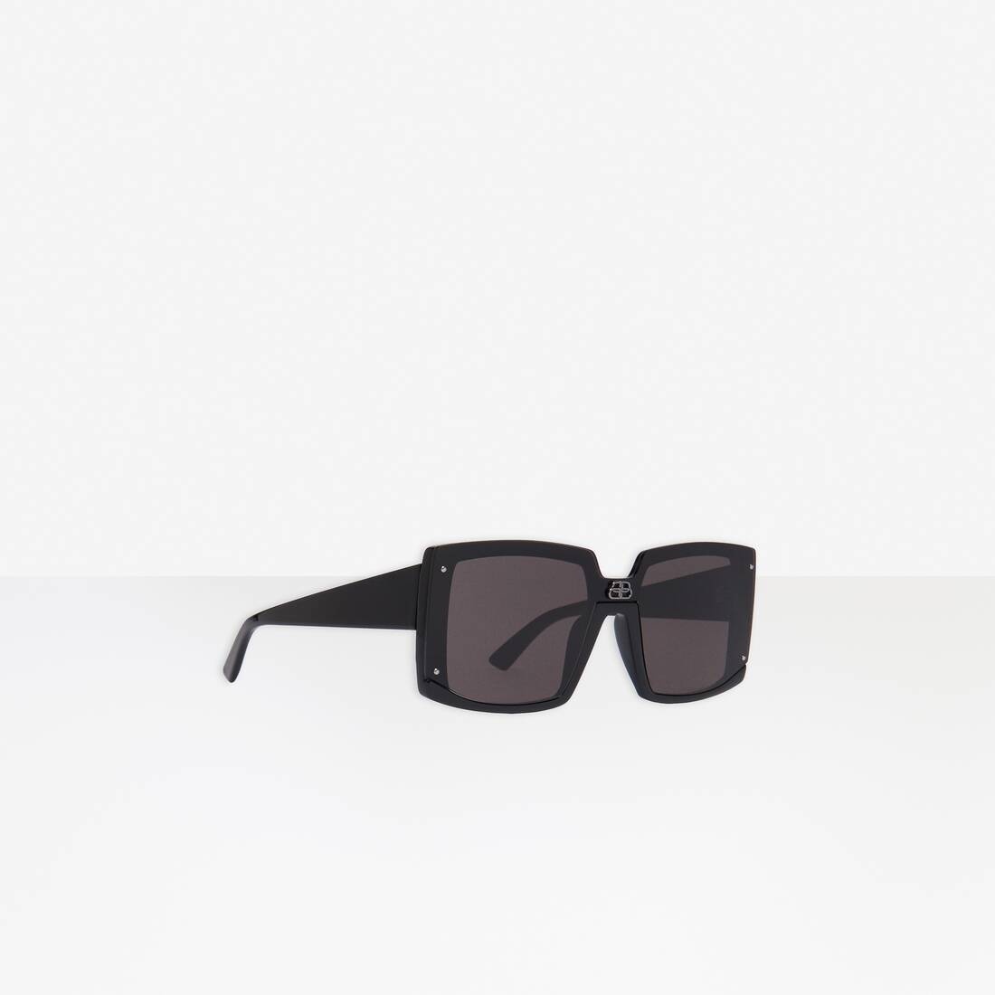 Shield Square Sunglasses in Black - 4