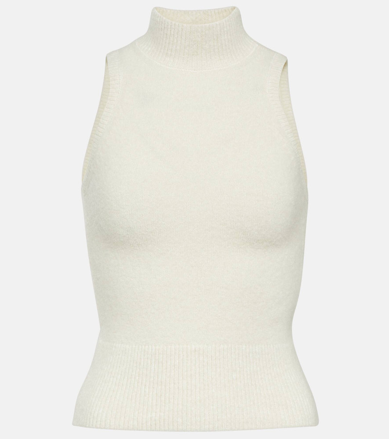 Alpaca-blend turtleneck top 1