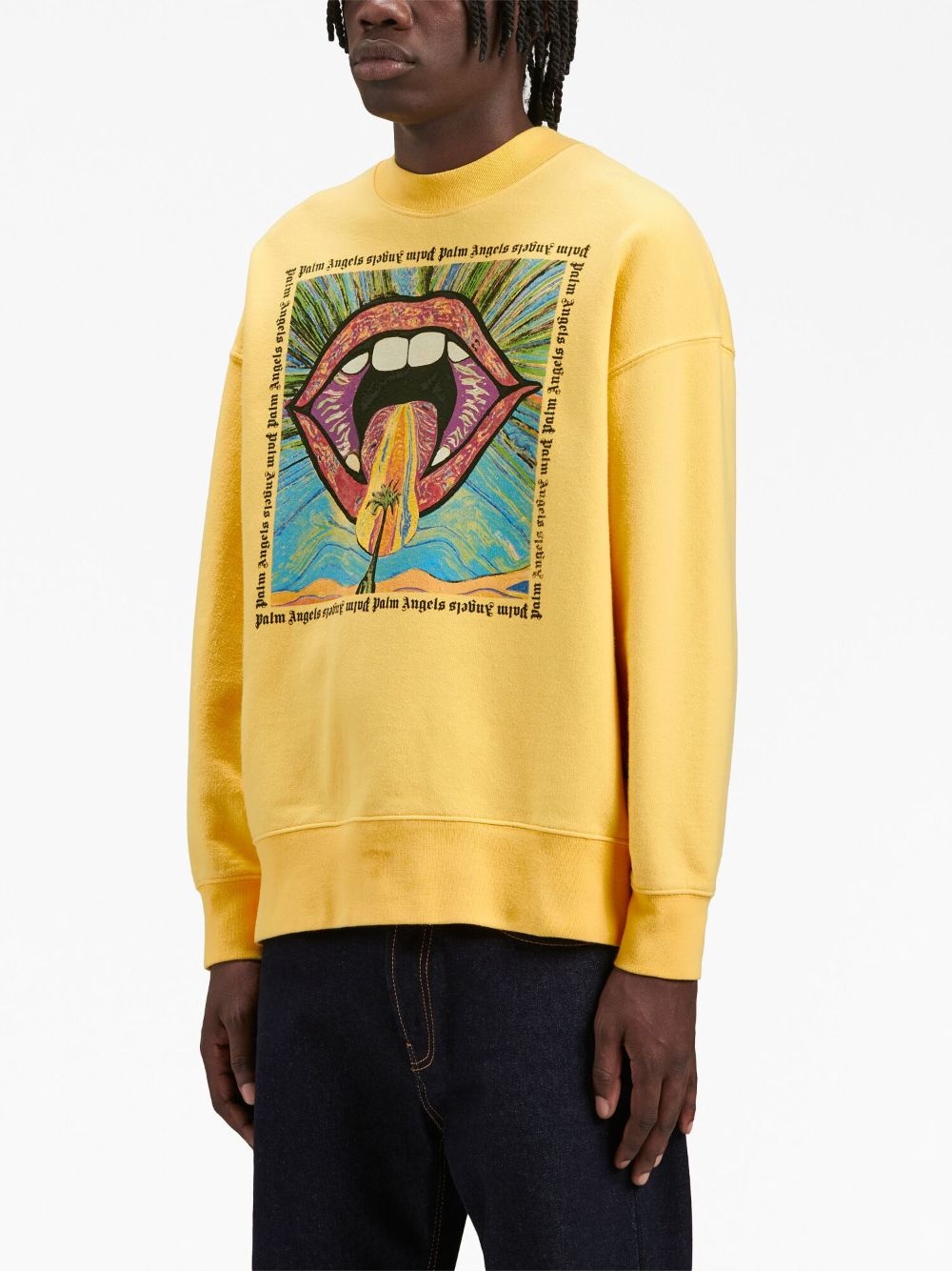 Crazy Mouth crew-neck sweatshirt - 4