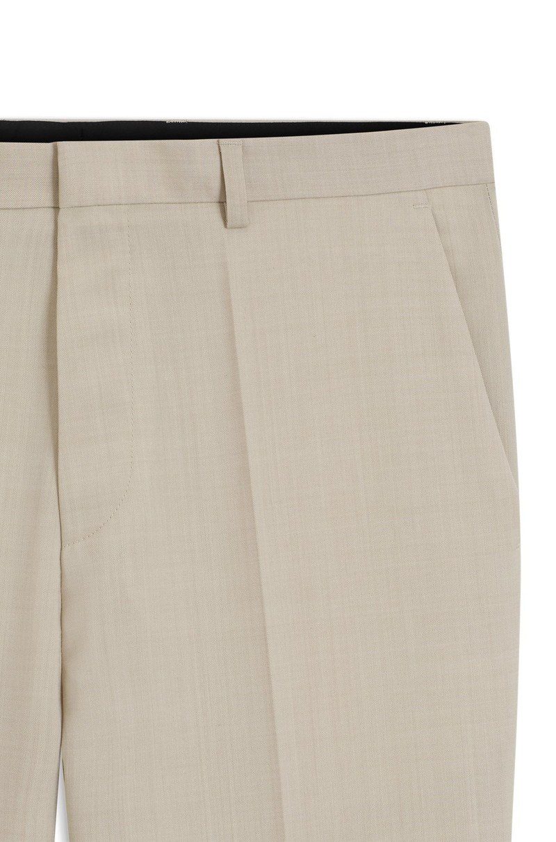 HUGO EXTRA-SLIM-FIT TROUSERS IN WOOL-BLEND POPLIN outlook