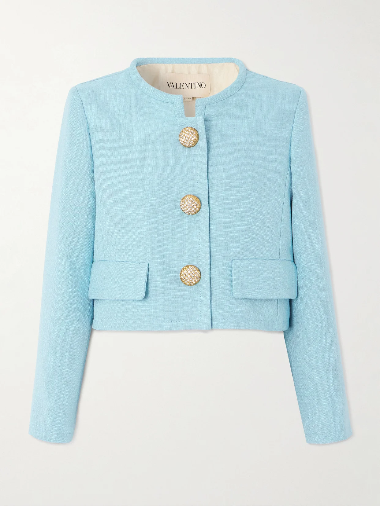 Cropped Canvas Jacket - 1