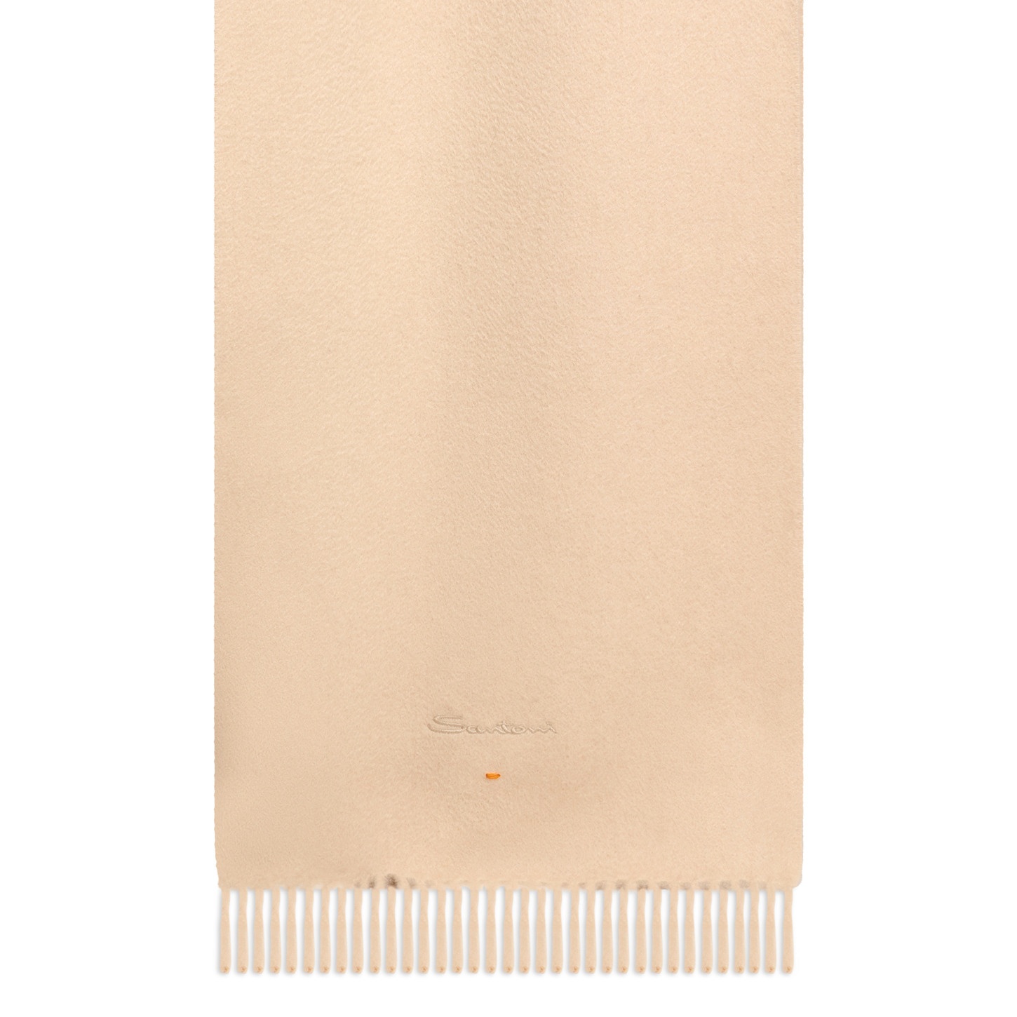 Beige cashmere scarf - 2