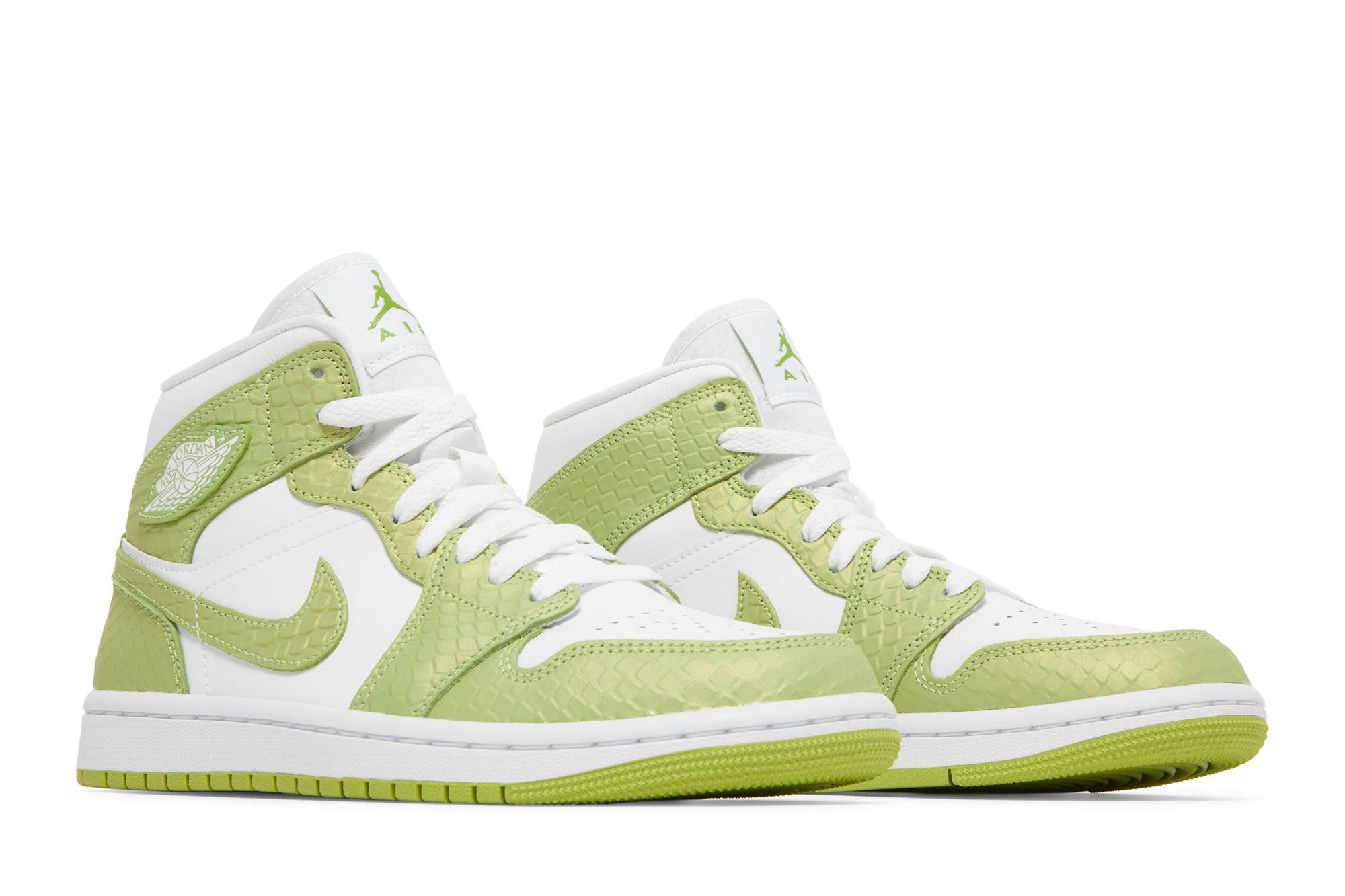 Wmns Air Jordan 1 Mid SE 'Green Python' - 8