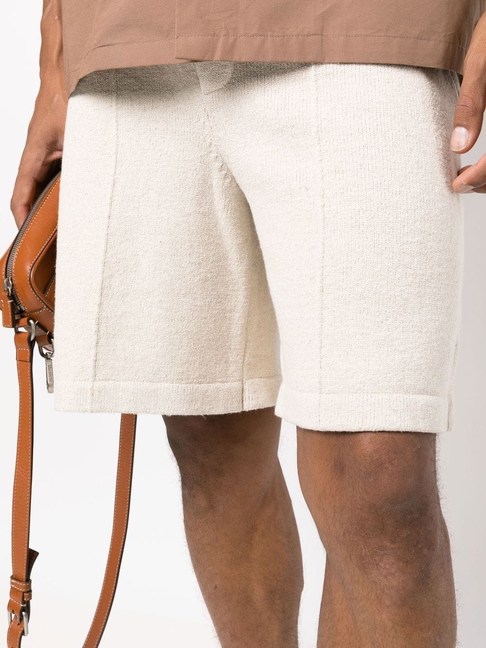 Julen cotton-linen blend shorts - 5