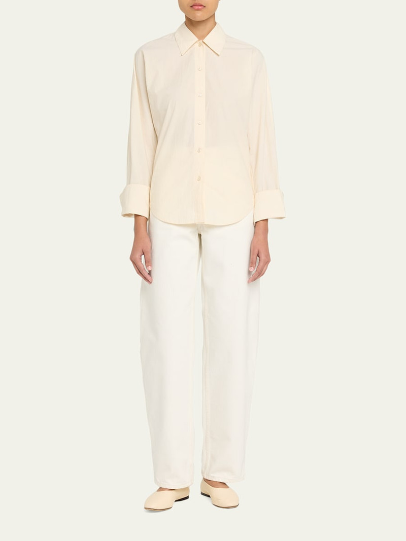 OSSOU Ridge Long-Sleeve Cotton Poplin Shirt outlook