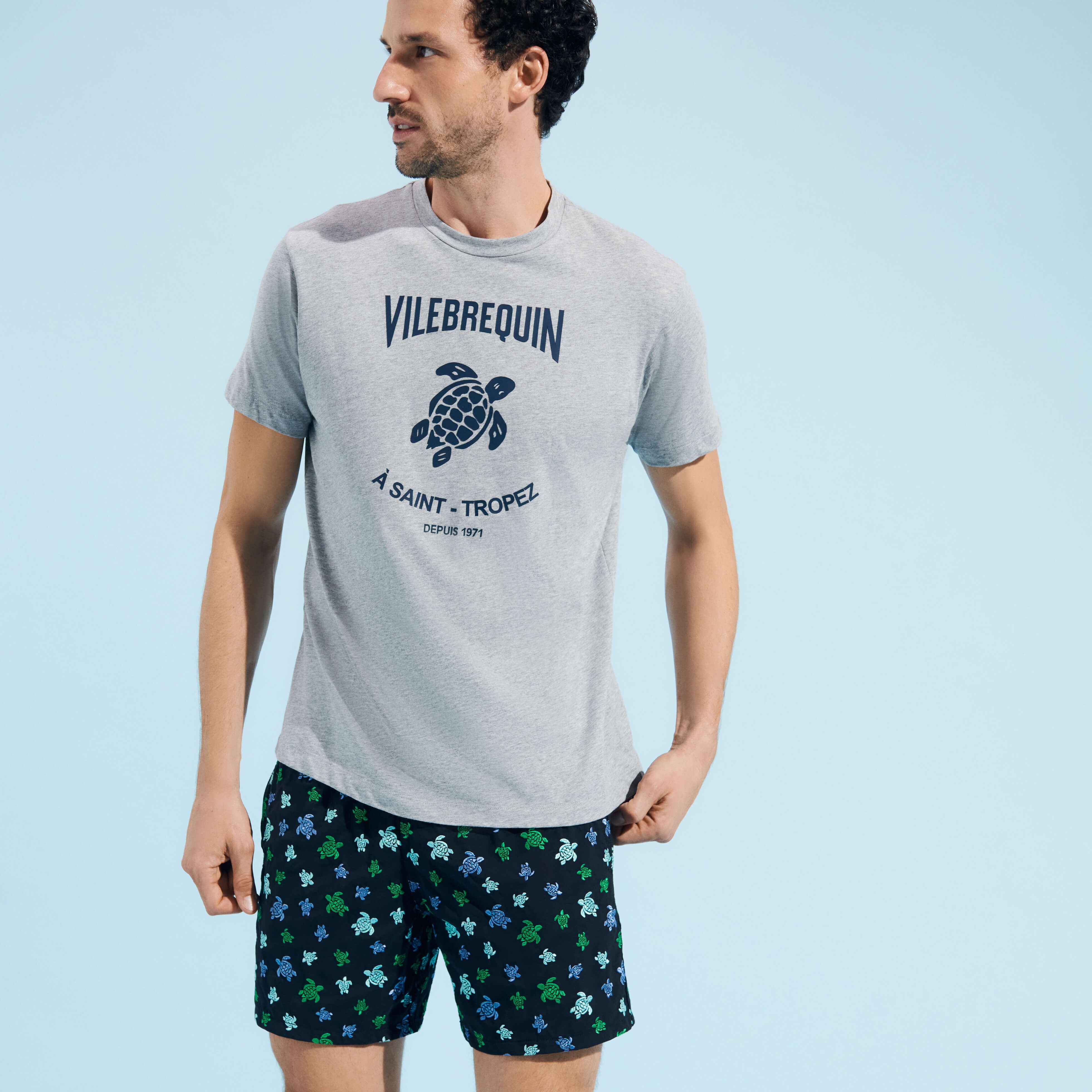 Cotton Men T-shirt Turtles Leopard - 3