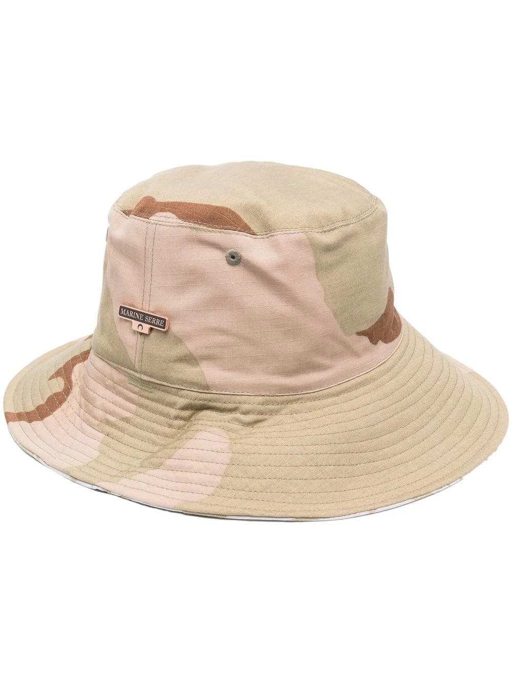 reversible cotton bucket hat - 1