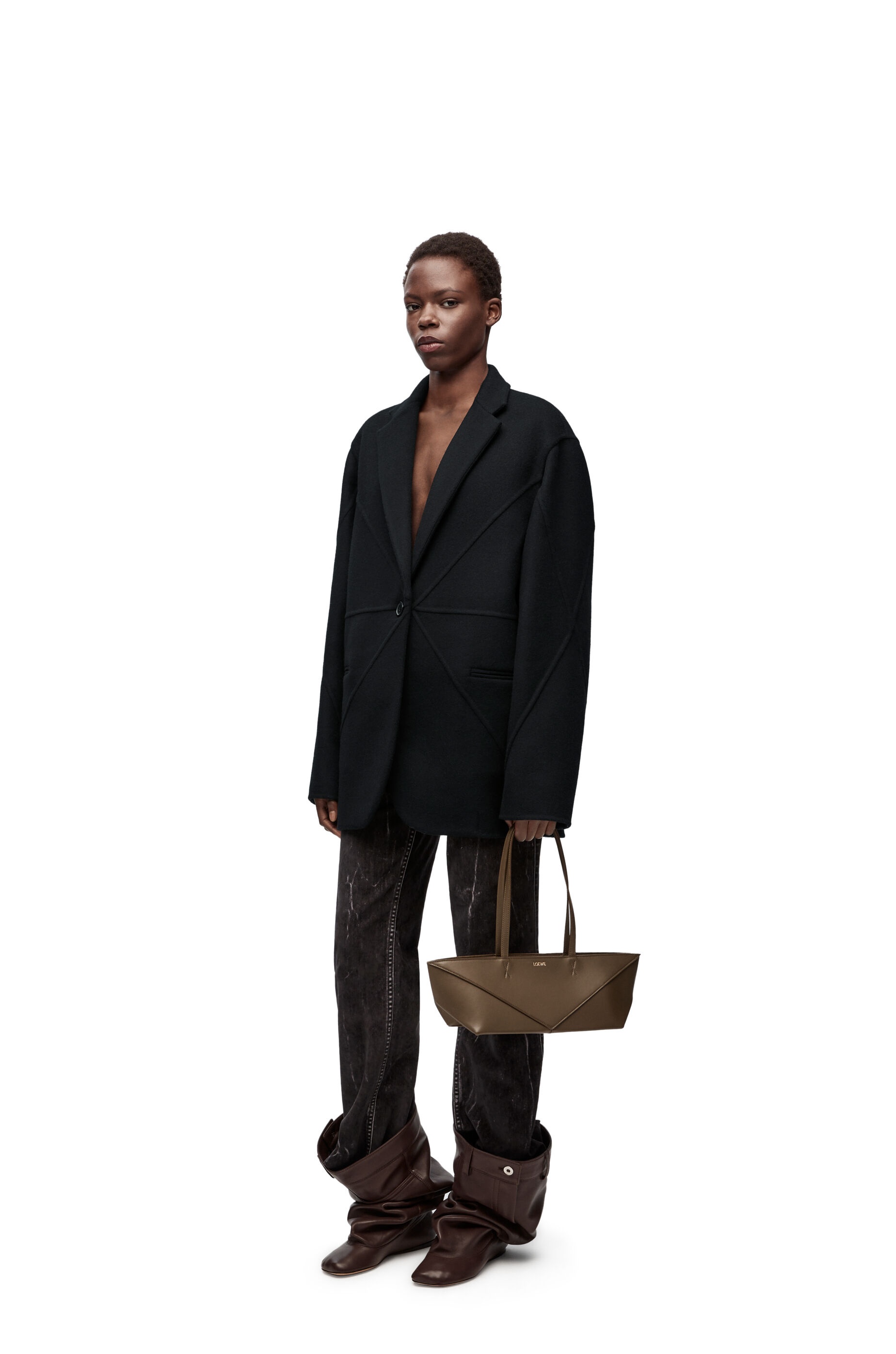 Puzzle Fold jacket in wool - 2