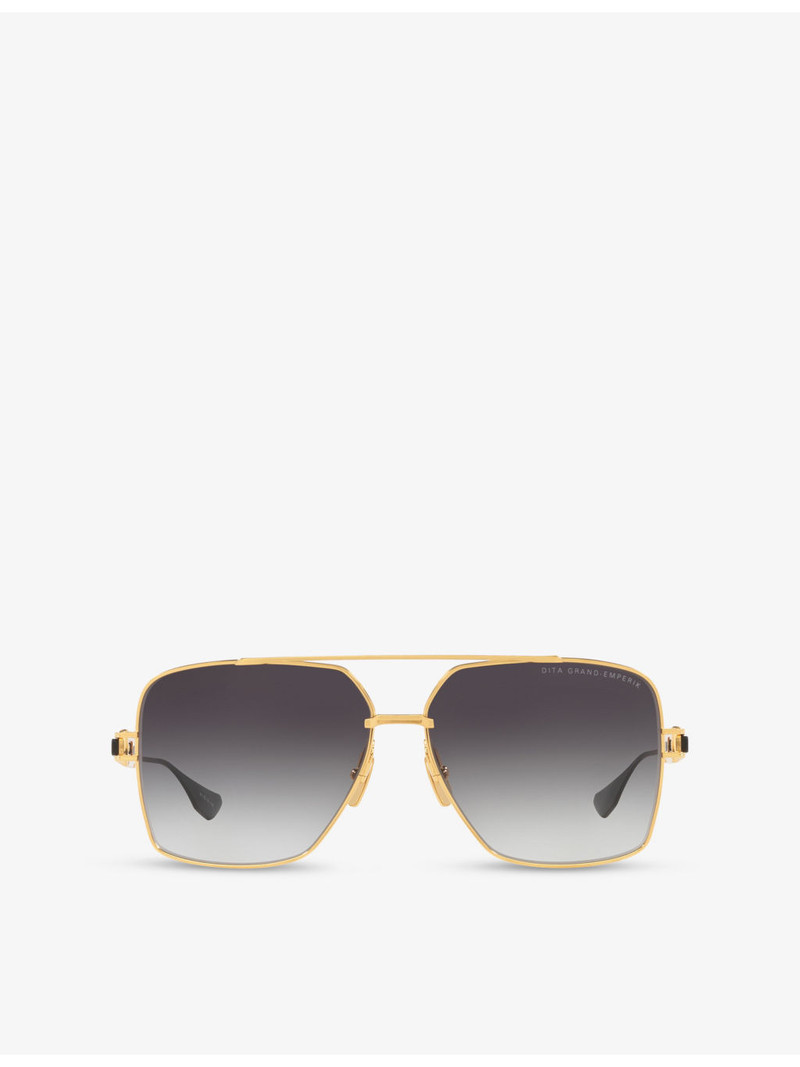 D4000439 Pilot-Frame Metal Sunglasses 1