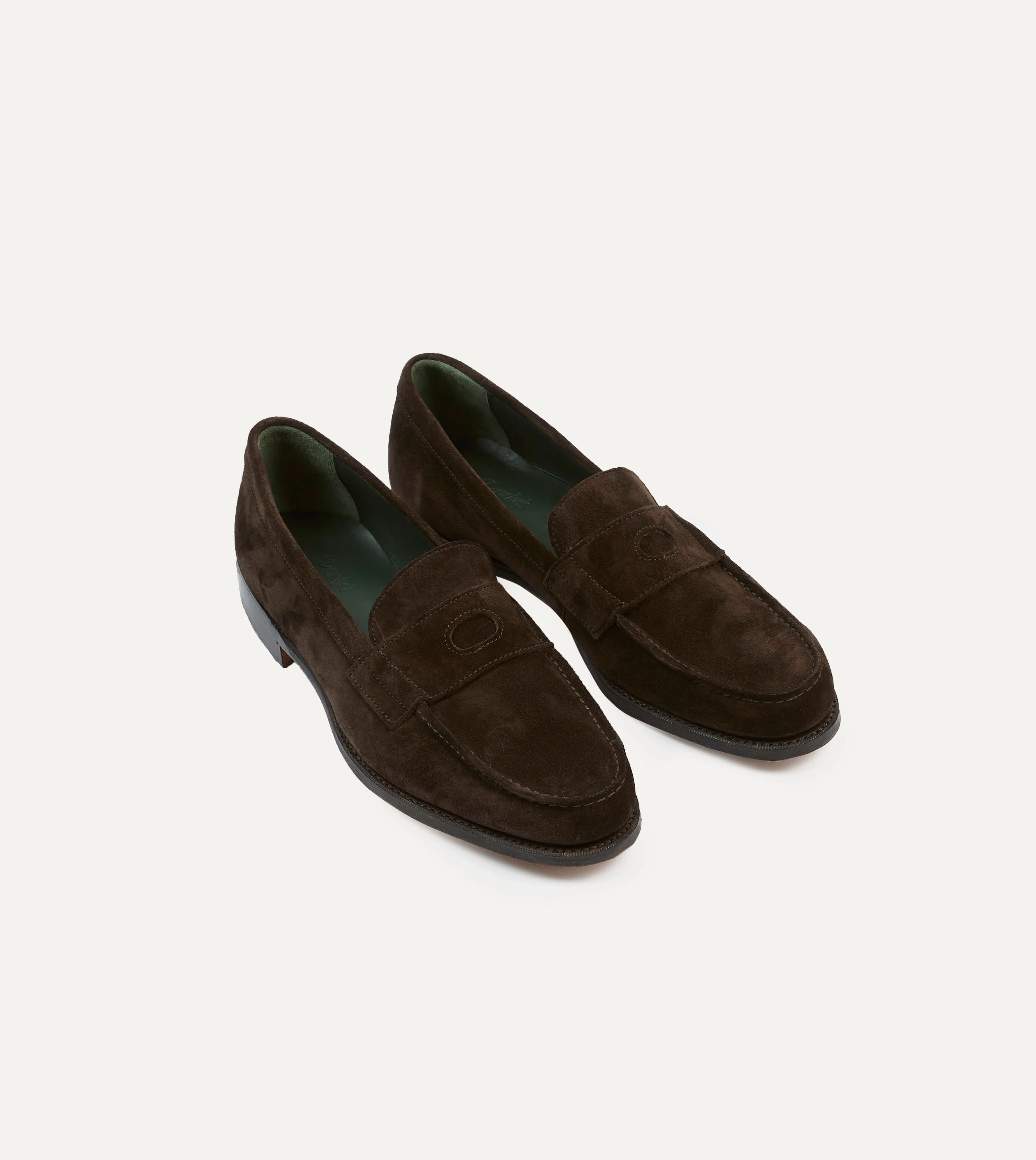 Brown Suede Charles Mk II Goodyear Welted Penny Loafer - 1