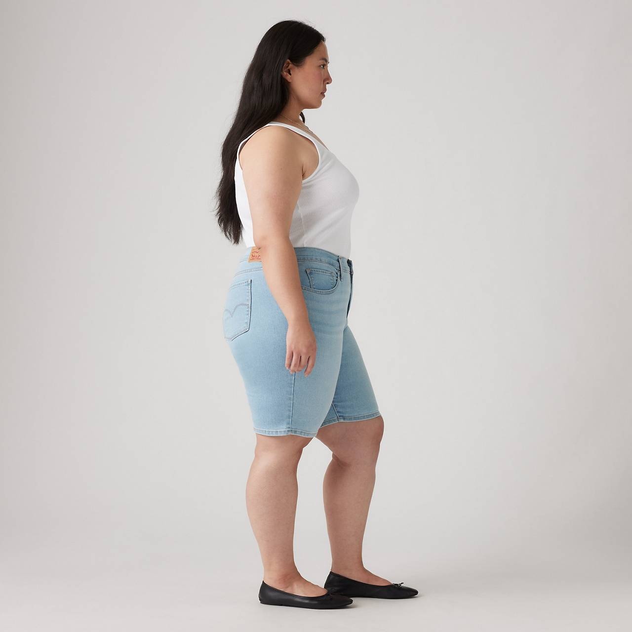 SHAPING BERMUDA WOMEN'S SHORTS (PLUS SIZE) - 3