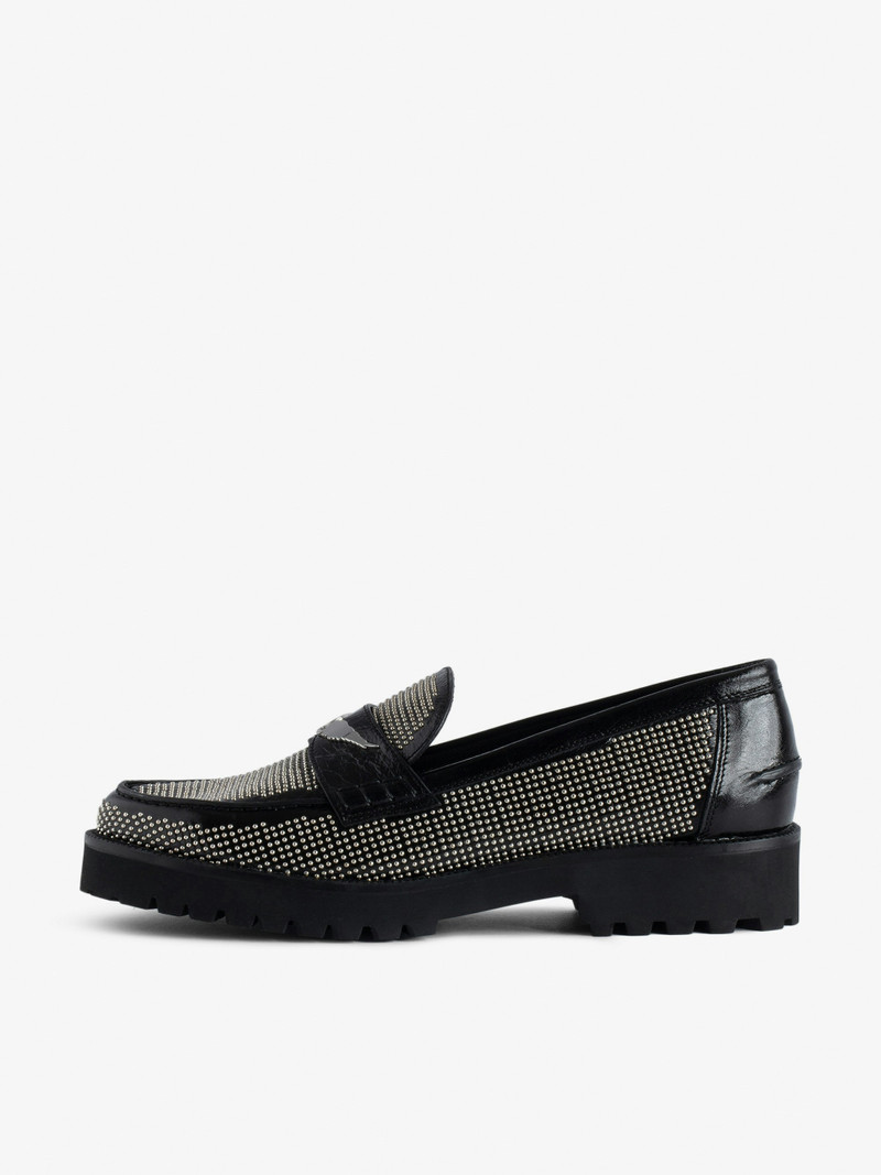Zadig & Voltaire Joecassin Studded Loafers outlook
