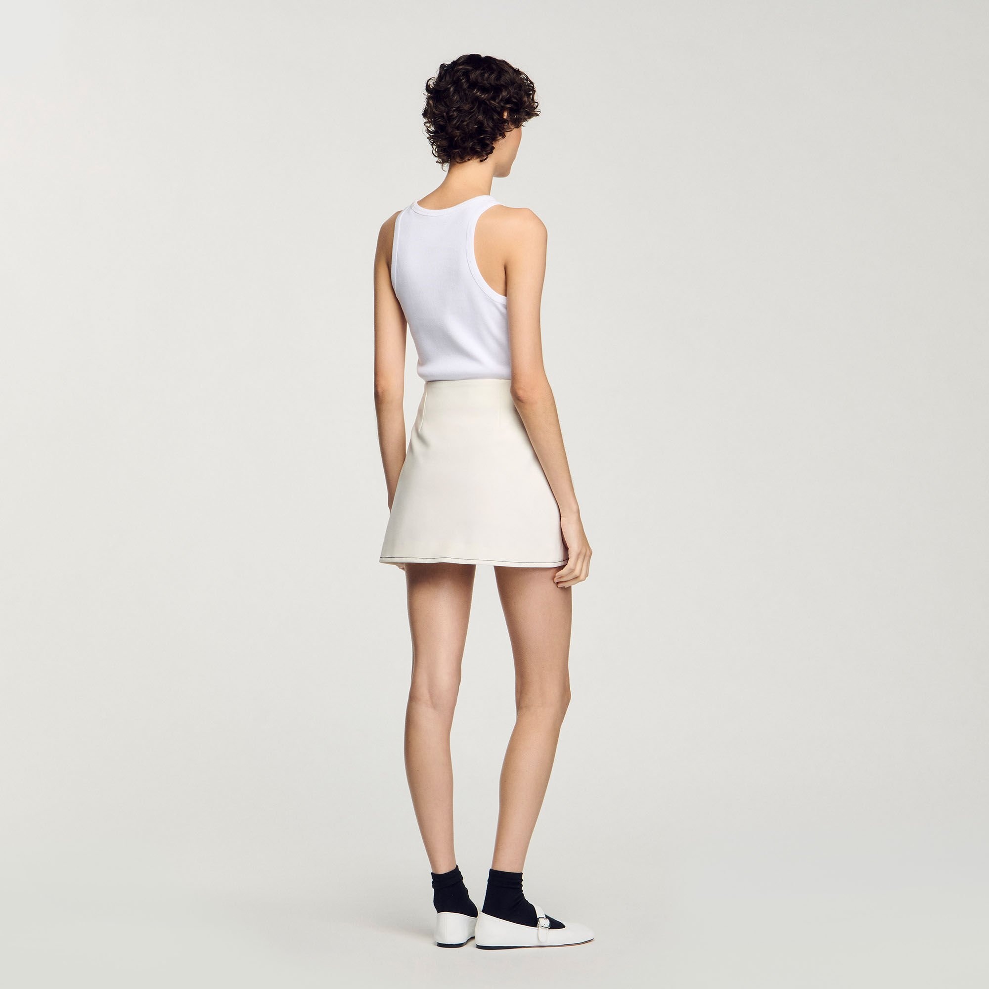 MINI BOX-PLEATED SKIRT - 5