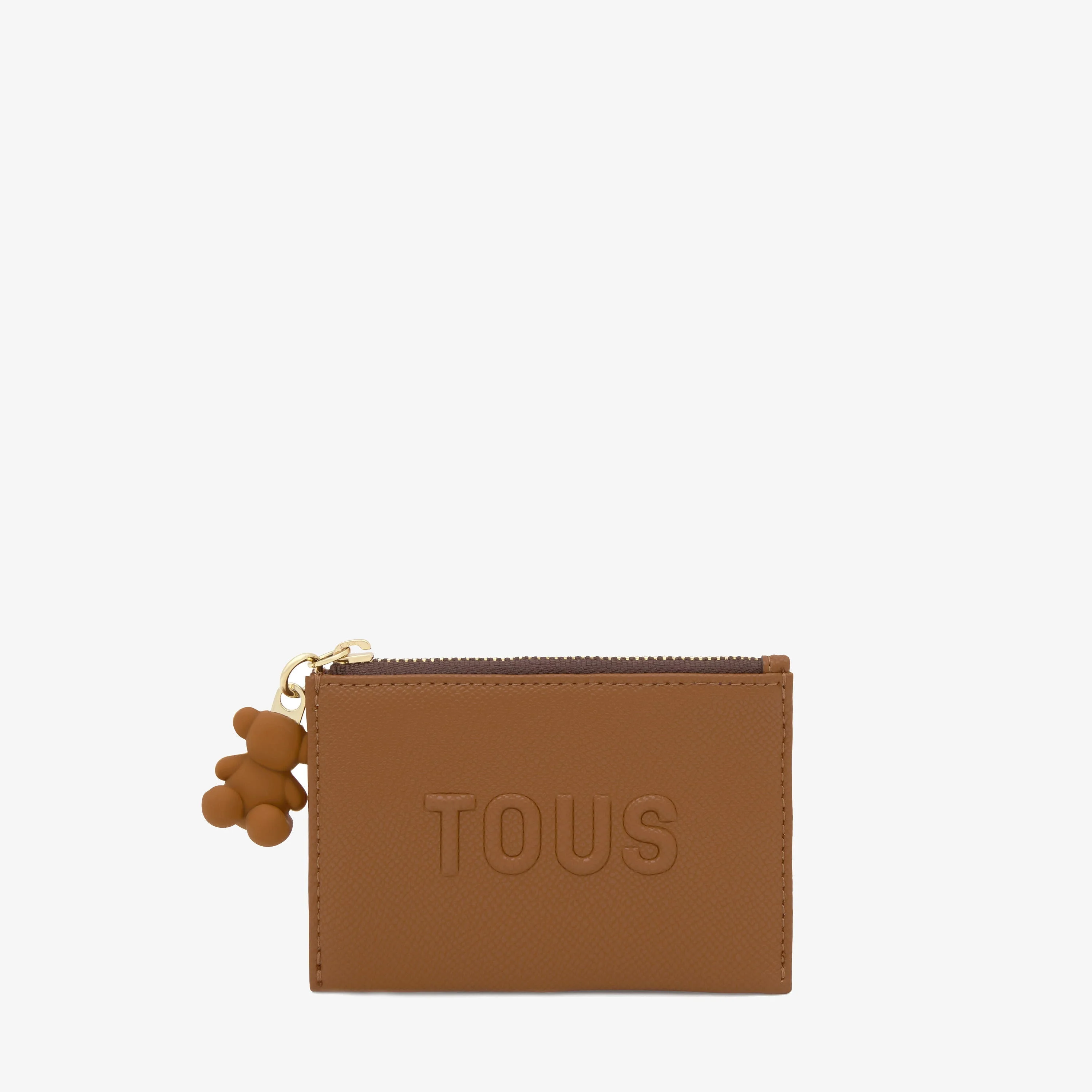 Camel-colored Change purse-cardholder TOUS Brenda - 1