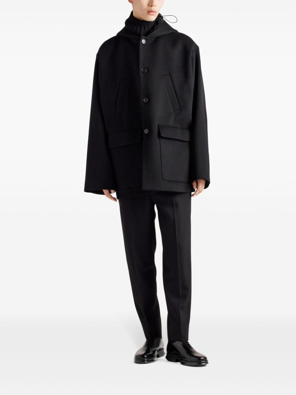 cashmere hooded jacket - 2