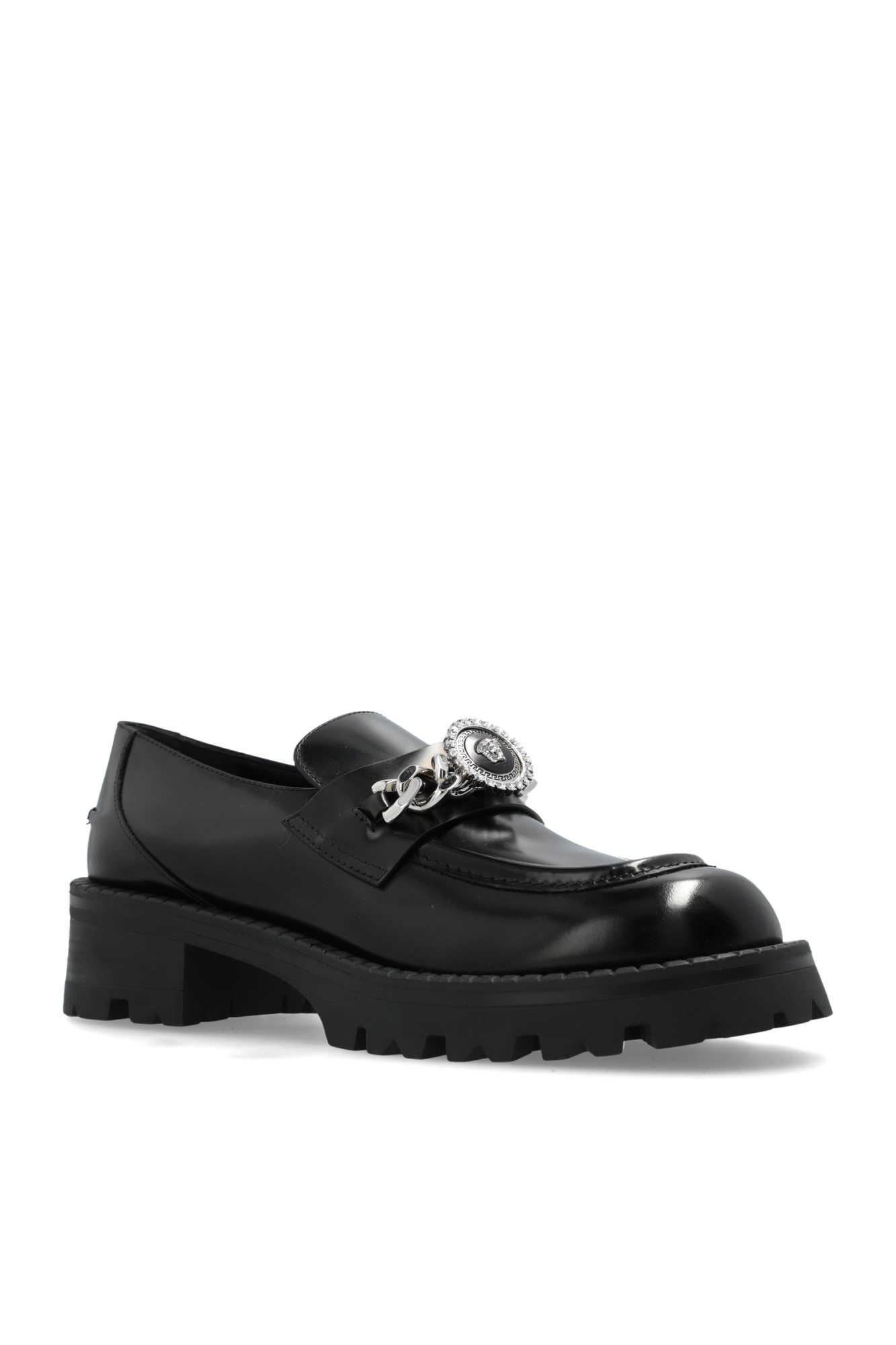 VERSACE Women Calf Leather Loafers - 2