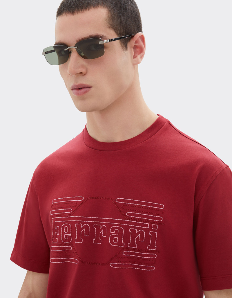 Cotton T-shirt with embroidery 5