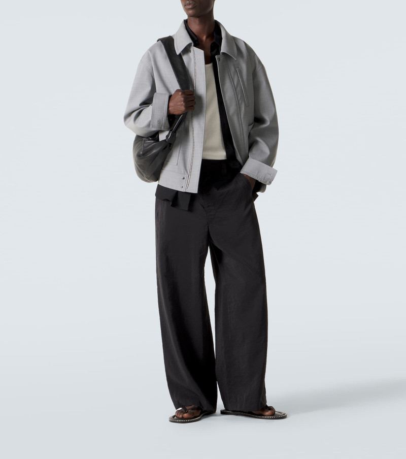 Lemaire Silk-blend straight pants outlook