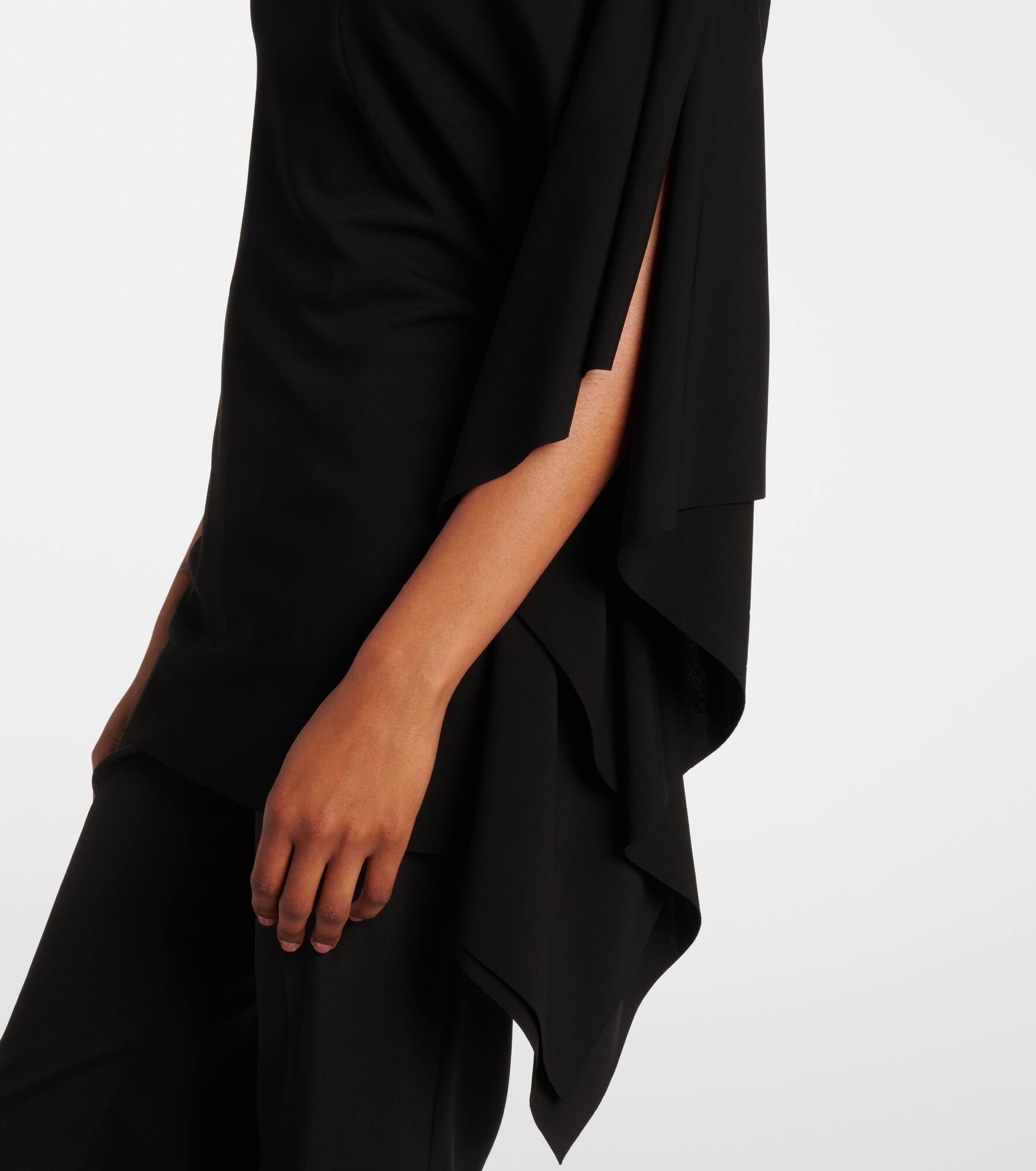 Fiorella asymmetric jersey top - 5