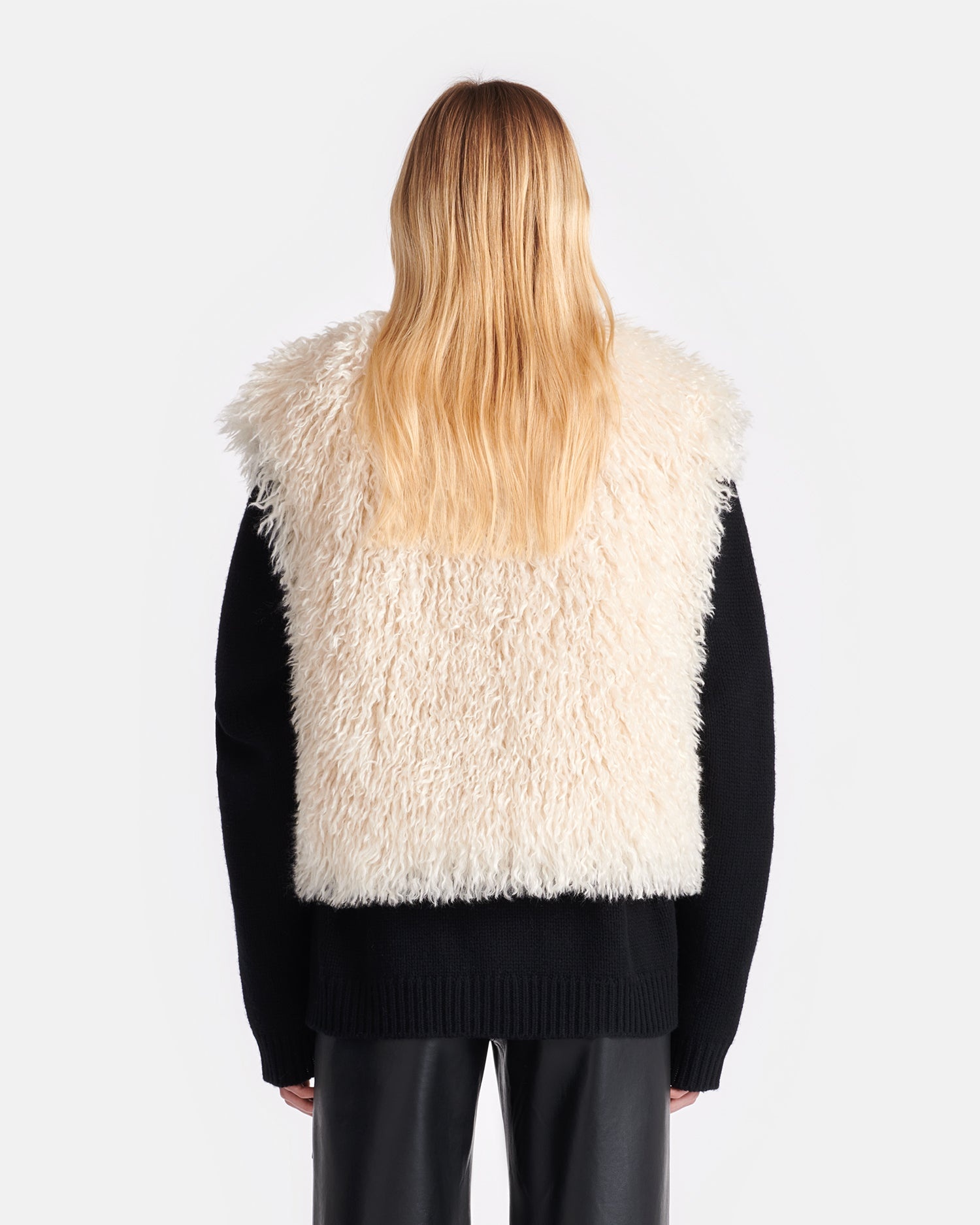 Faux Racka Fur Vest - 3
