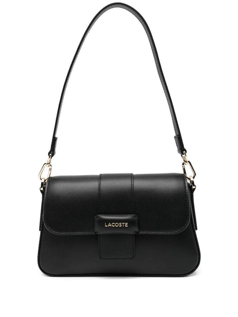 logo-appliqué flap bag 1