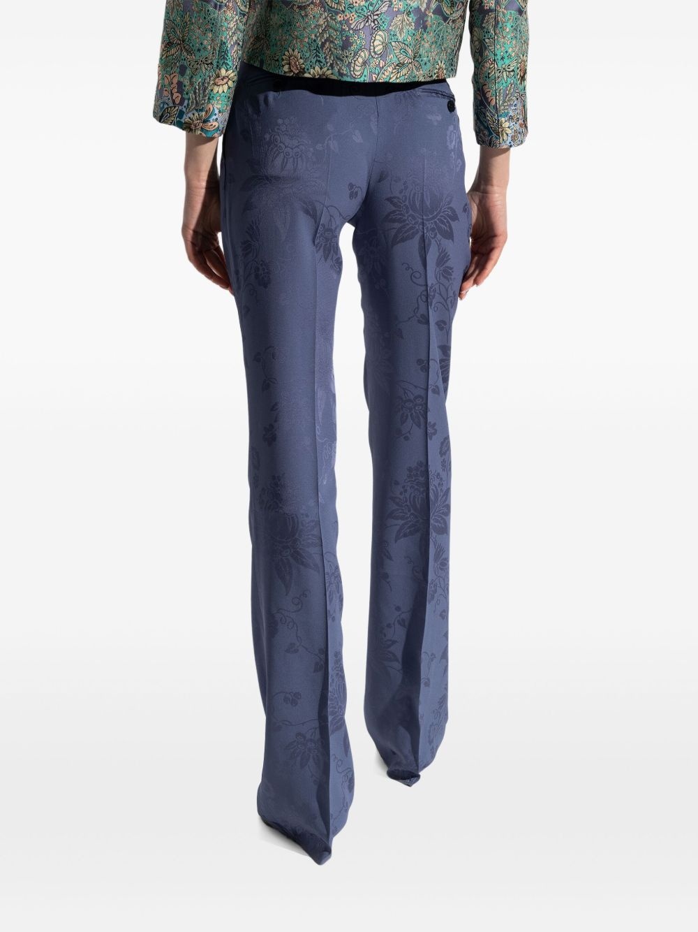 floral-print trousers - 4