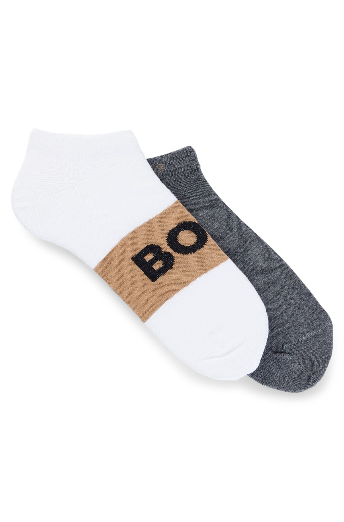 TWO-PACK OF ANKLE-LENGTH SOCKS WITH LOGO DETAILS - 1