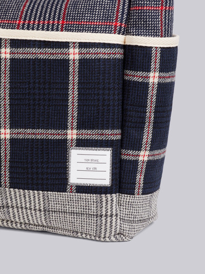 Thom Browne Multi-Color Oversized Hunting Wool Tweed Garden Tote outlook