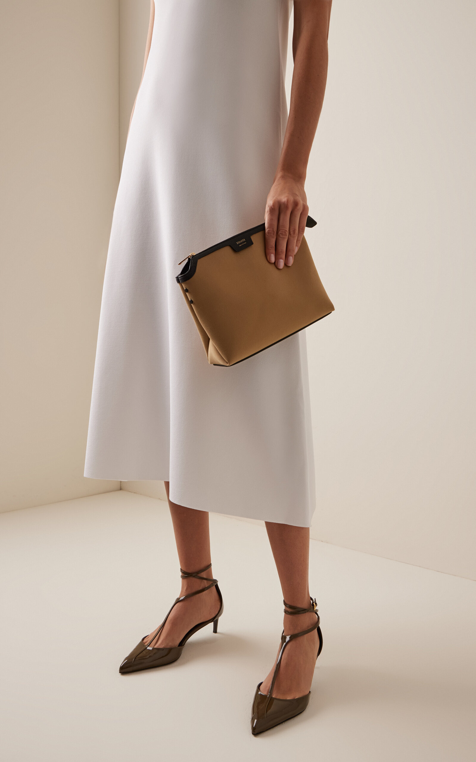 Lina Medium Canvas Crossbody Bag neutral - 3