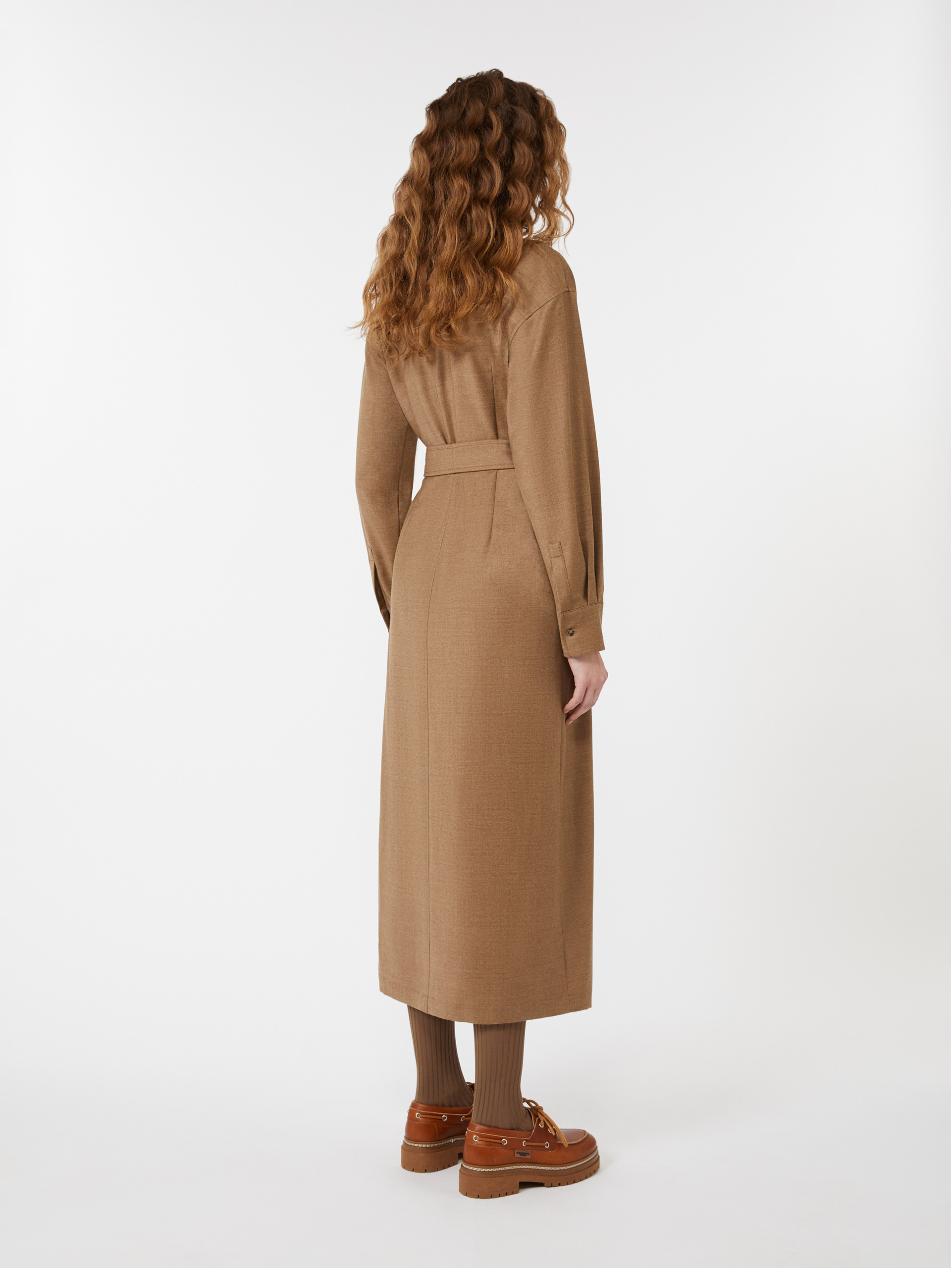 STEMMA Wool flannel dress - 4