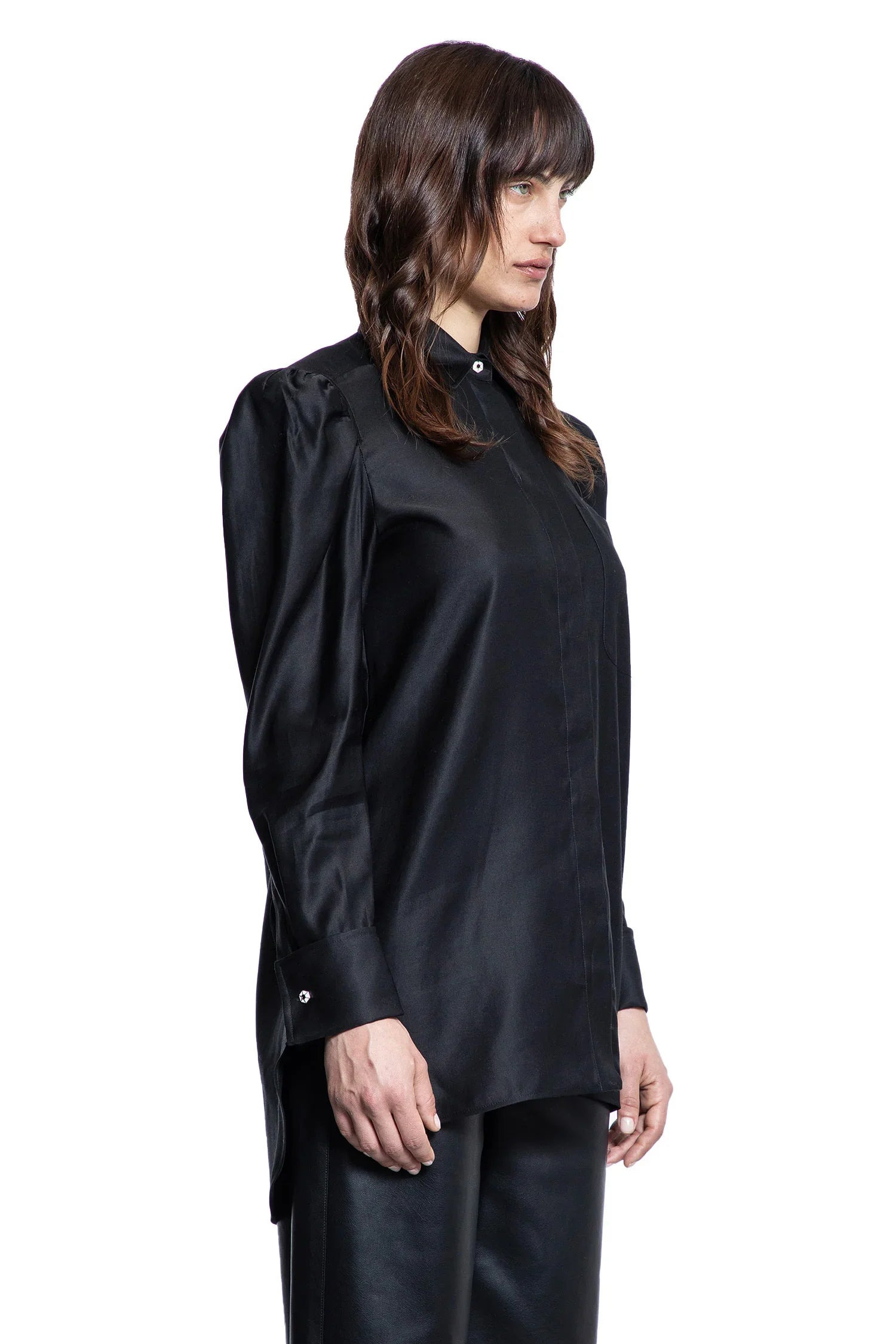 Cotton-Satin-Shirt - 2