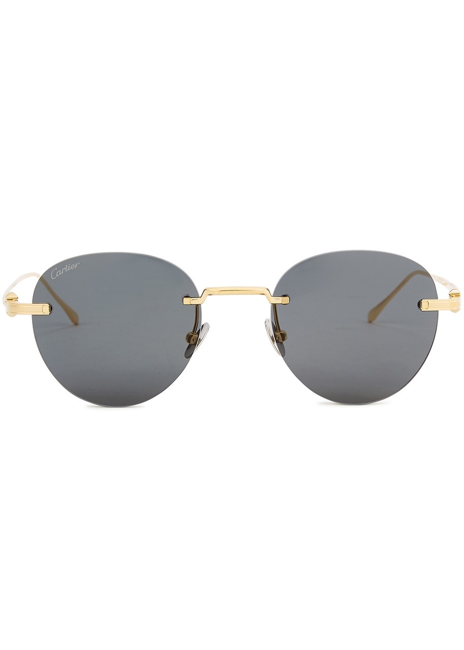Cartier Pasha De Cartier Gold-tone Titanium Sunglasses, Sunglasses - 2