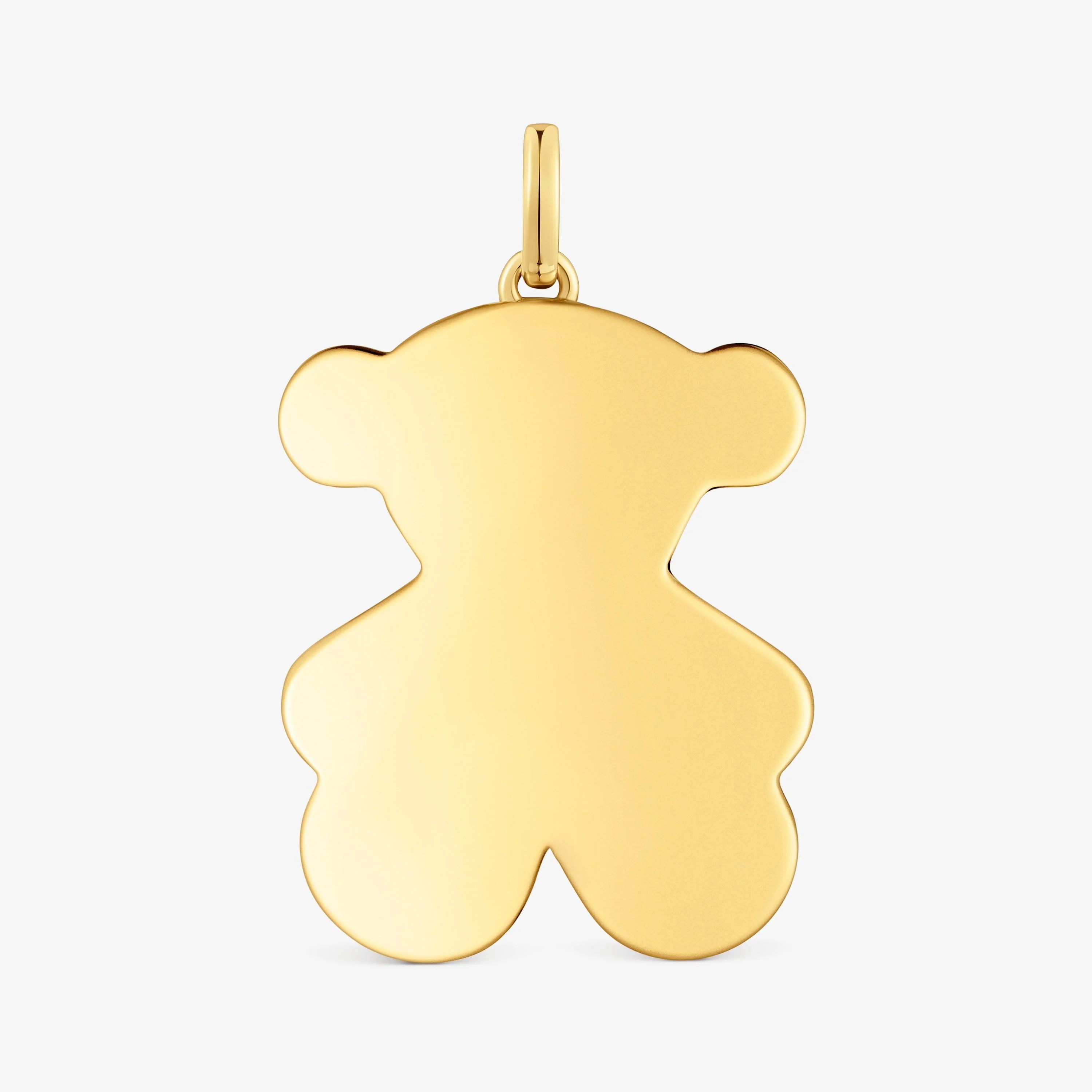 Medium 29mm 18K gold vermeil bear Pendant Sweet Dolls - 1