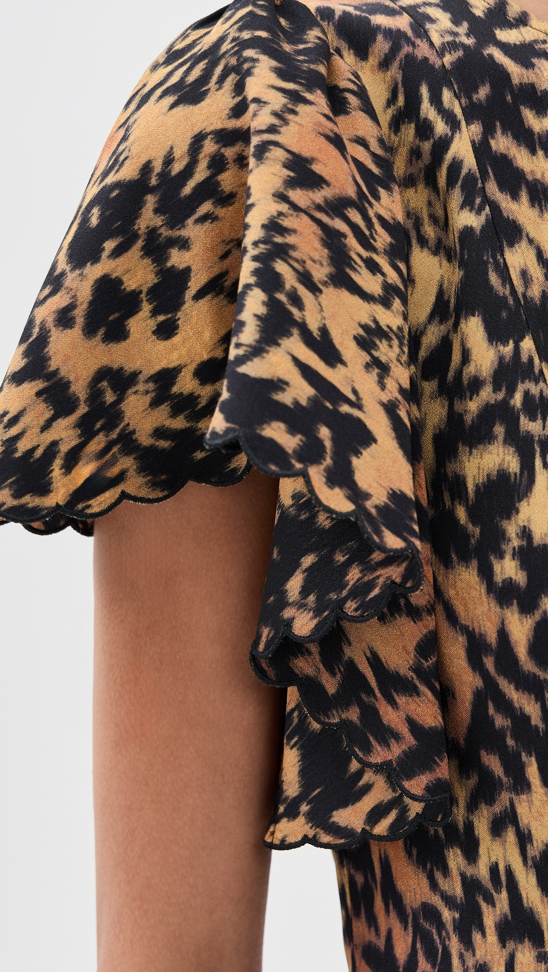Blithe Flutter Sleeve Midi Dress - 5