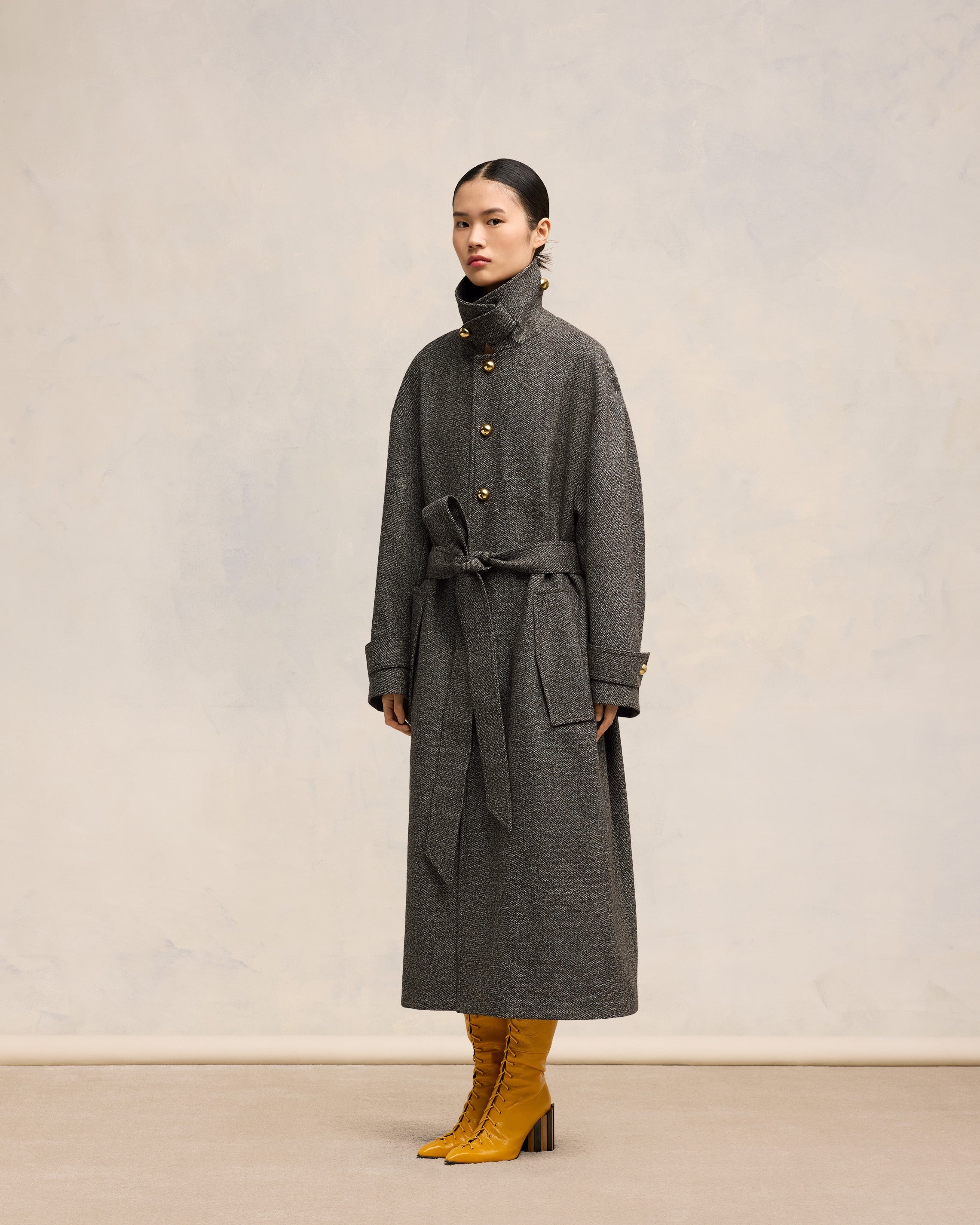 BELTED COAT - 6