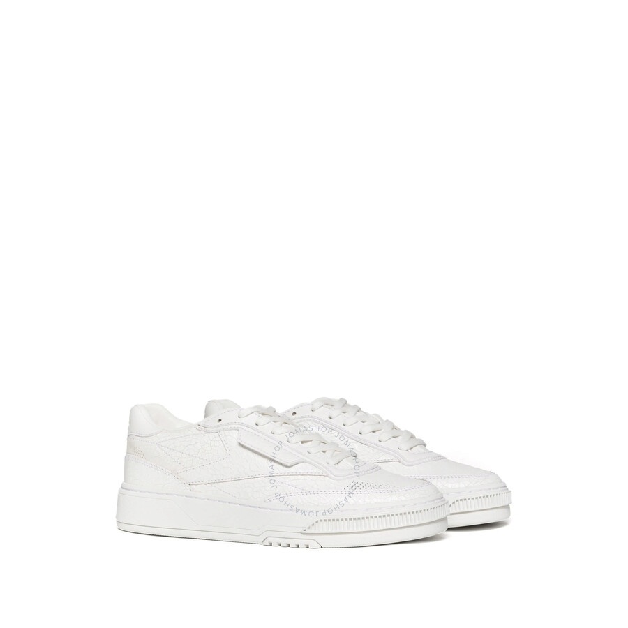 Reebok Club C LTD Cracked Leather Low-Top Sneakers - 2