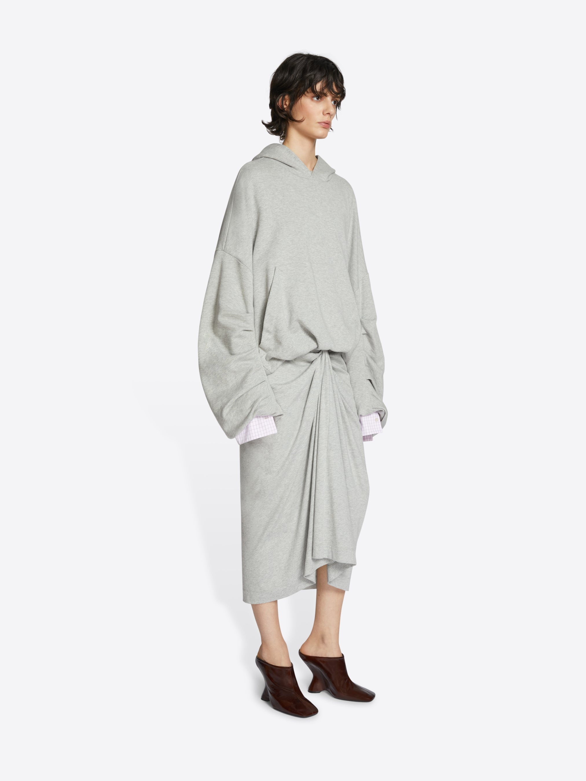 KNOTTED JERSEY SKIRT - 3