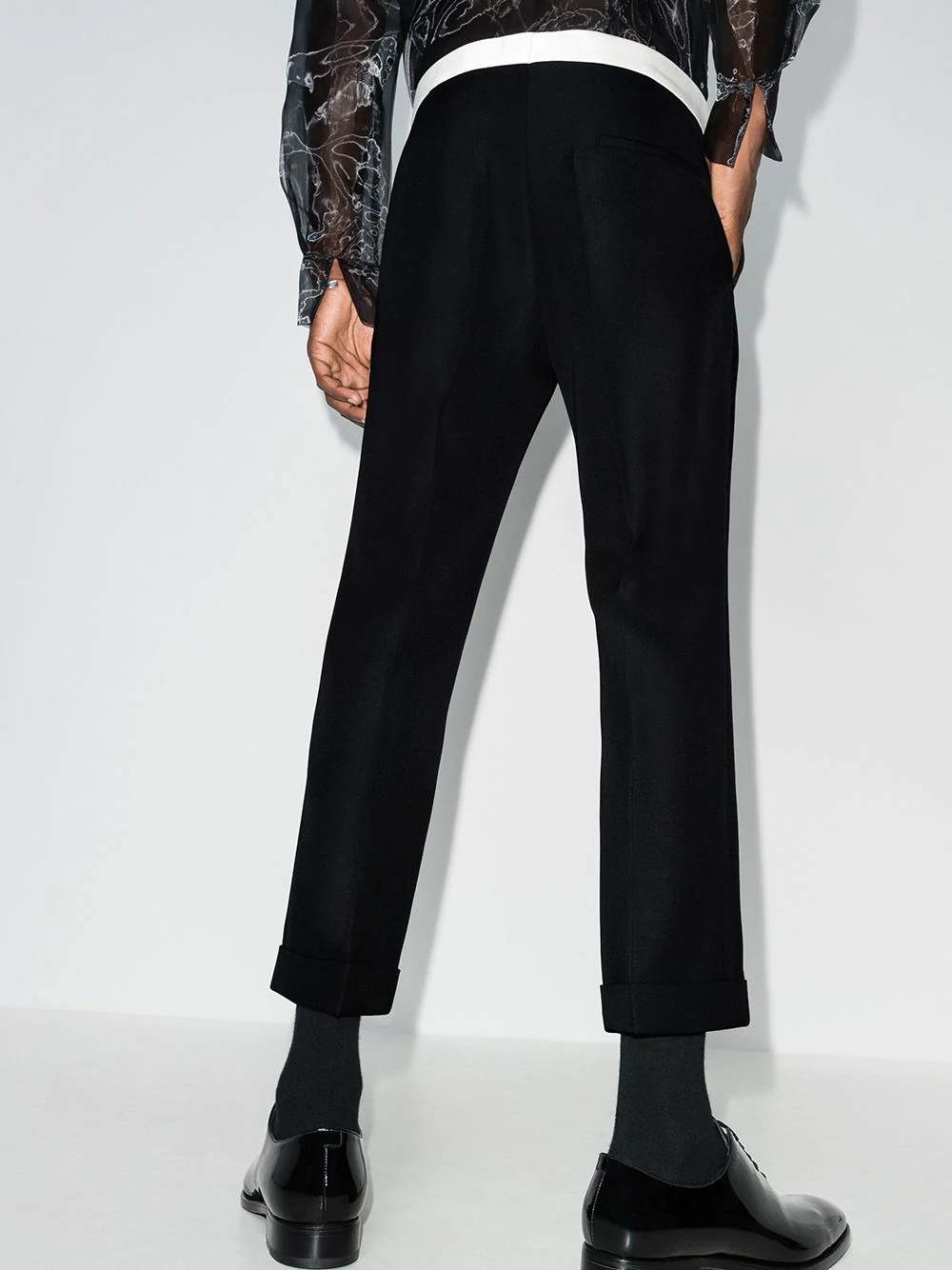 cropped tailored trousers - 3